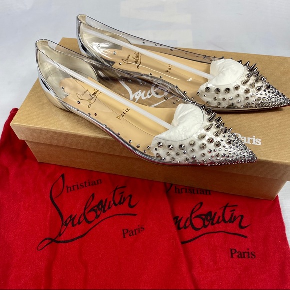 Christian Louboutin Women's Grotika Flats 38.5 NEW - Picture 15 of 16